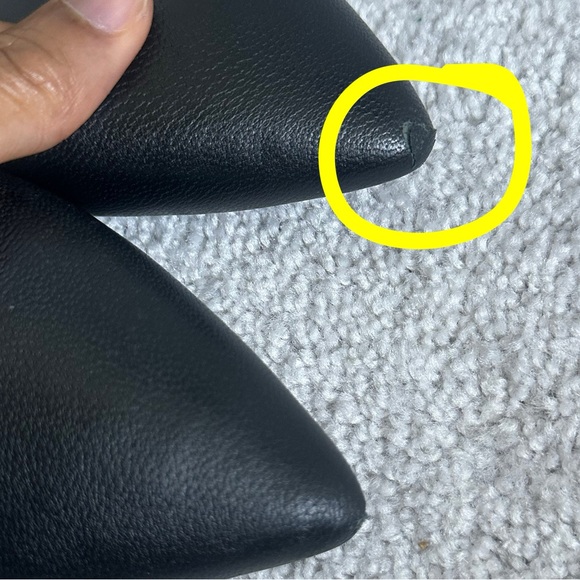 Black Leather Sling Back 👠 - Picture 7 of 7